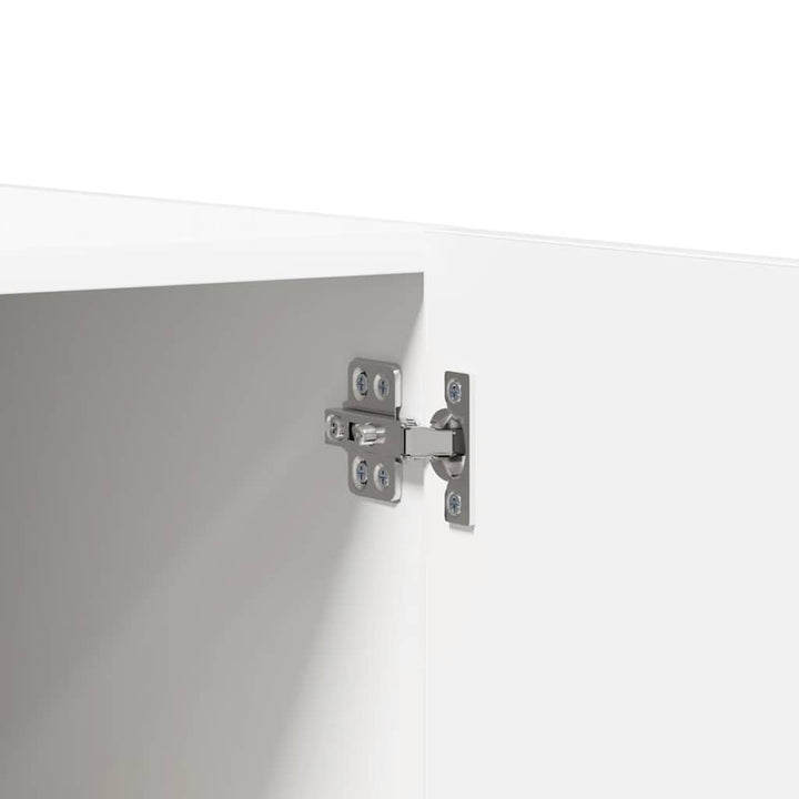 klædeskab 80x52x180 cm konstrueret træ hvid