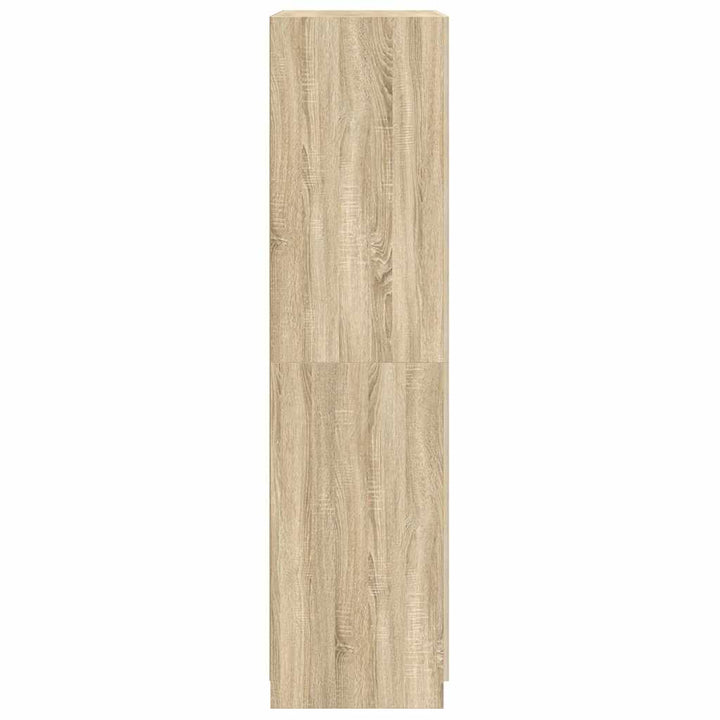klædeskab 90x52x200 cm konstrueret træ sonoma-eg