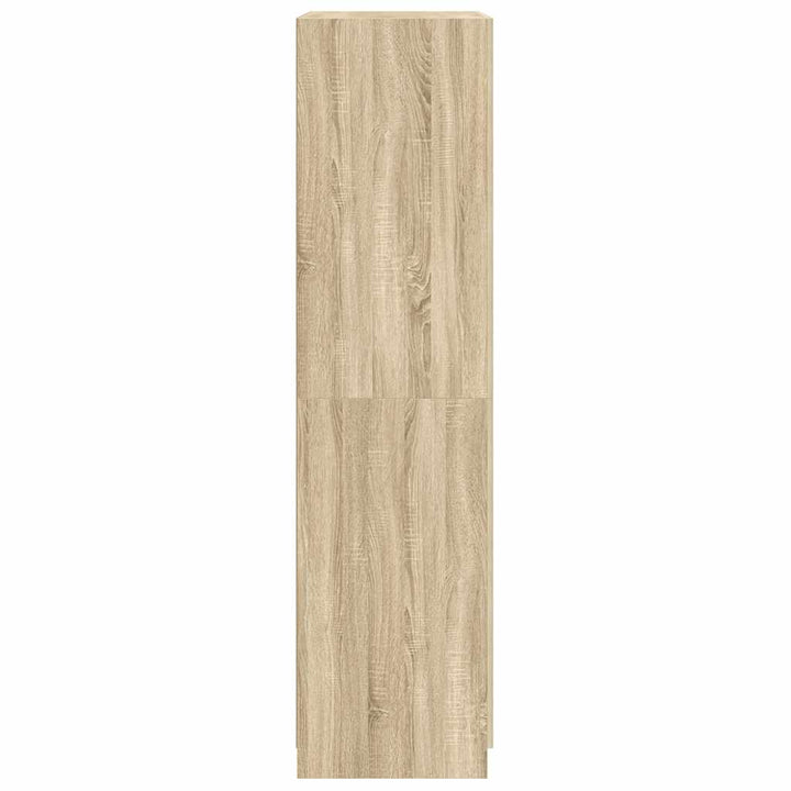 klædeskab 90x52x200 cm konstrueret træ sonoma-eg