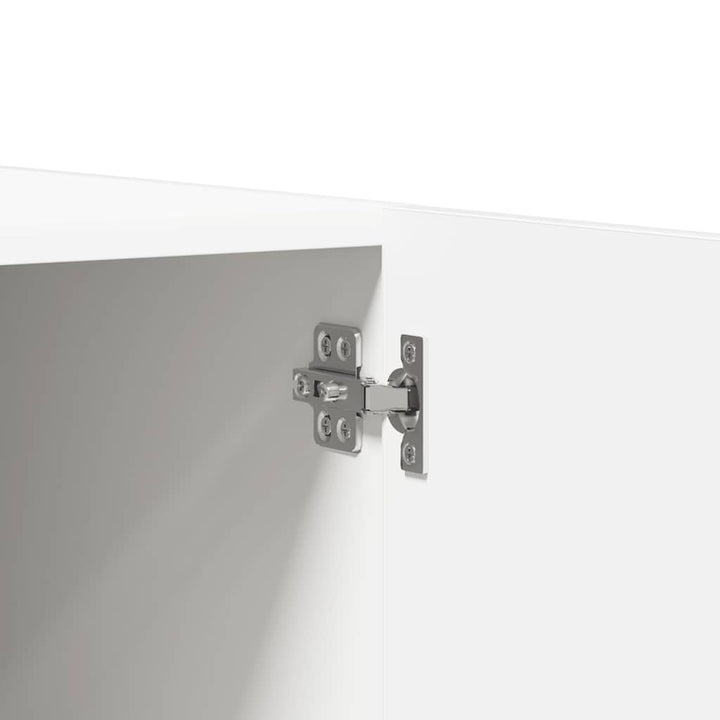 klædeskab 80x52x180 cm konstrueret træ hvid