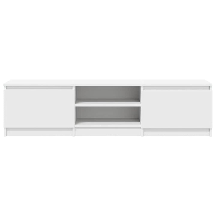 tv-bord 140x40x35,5 cm konstrueret træ hvid