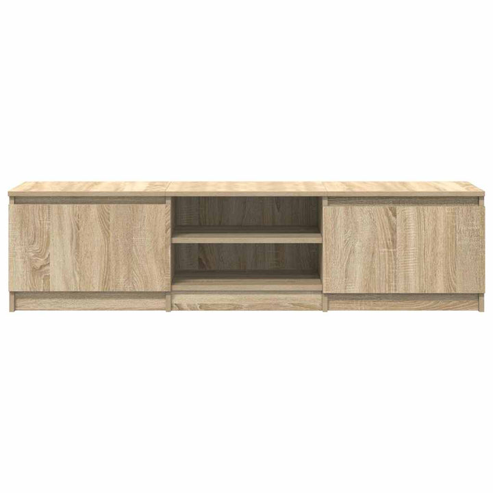 tv-bord 140x40x35,5 cm konstrueret træ sonoma-eg
