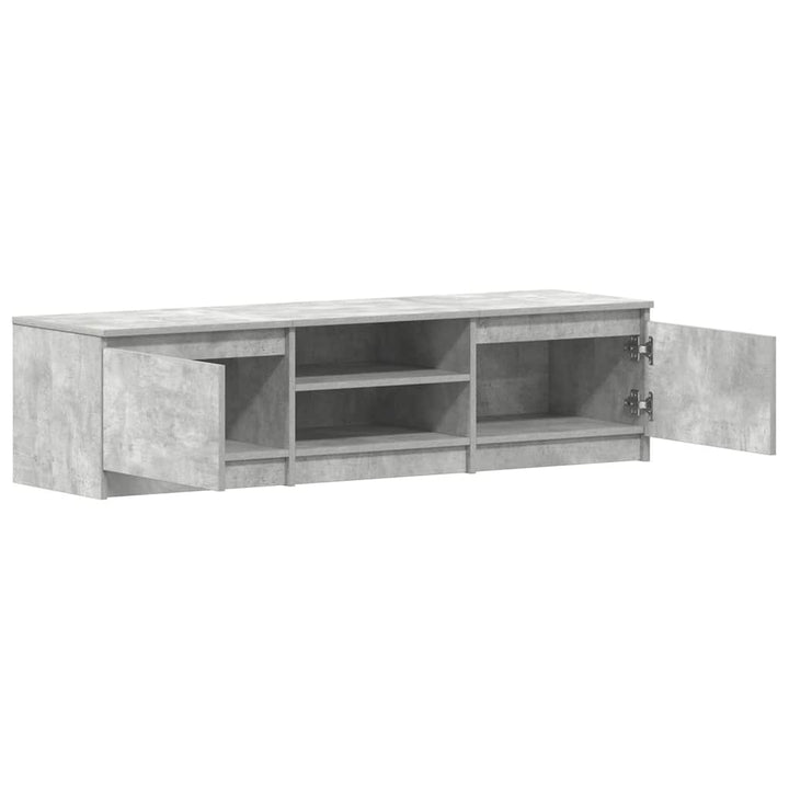 tv-bord 140x40x35,5 cm konstrueret træ betongrå