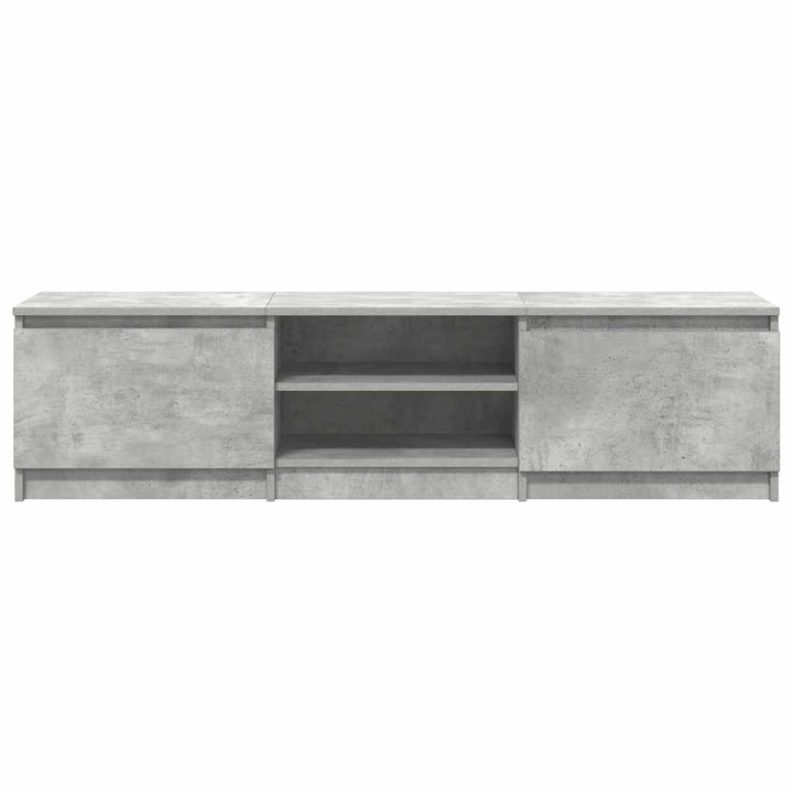 tv-bord 140x40x35,5 cm konstrueret træ betongrå