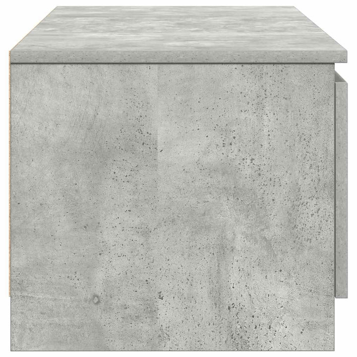 tv-bord 140x40x35,5 cm konstrueret træ betongrå