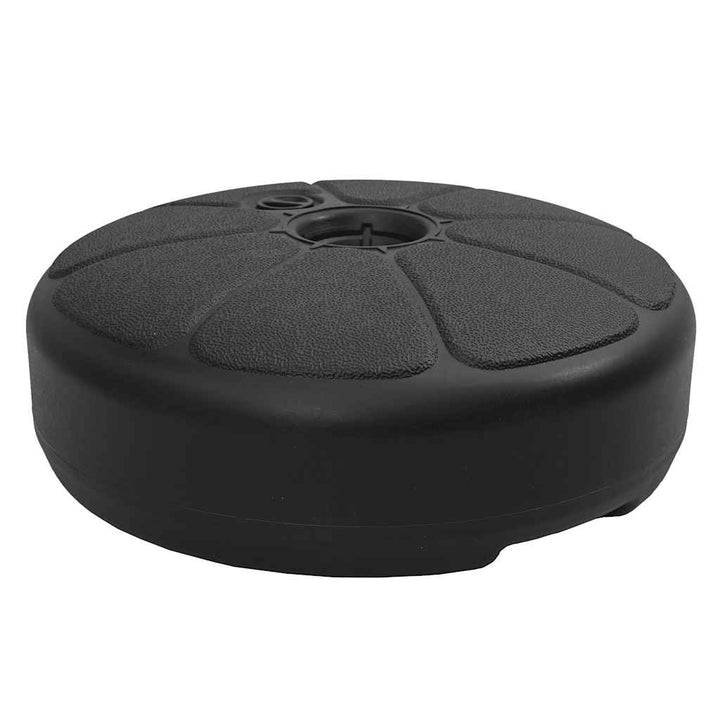 parasolfod 15 l sand- eller vandfyld sort