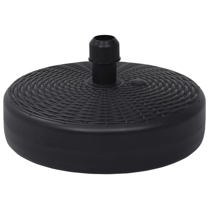 parasolfod 24 l sand- eller vandfyld sort
