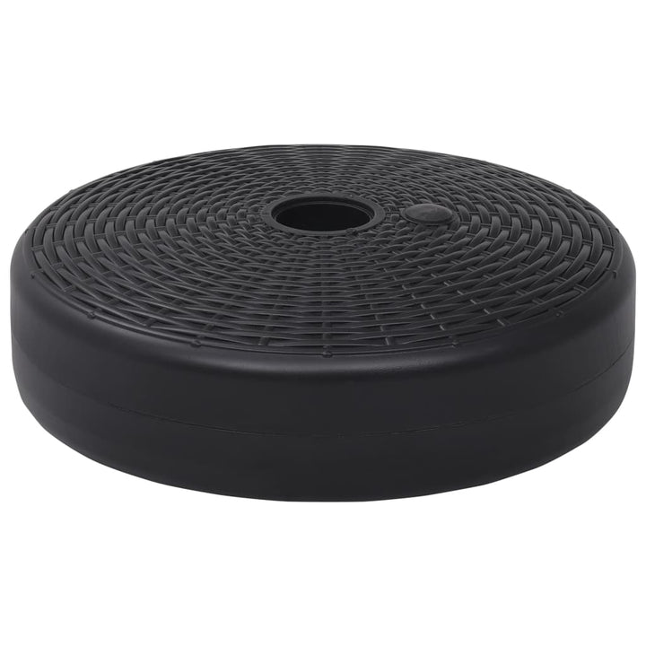 parasolfod 24 l sand- eller vandfyld sort