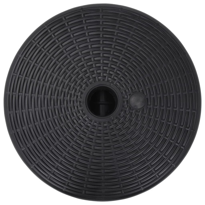 parasolfod 24 l sand- eller vandfyld sort