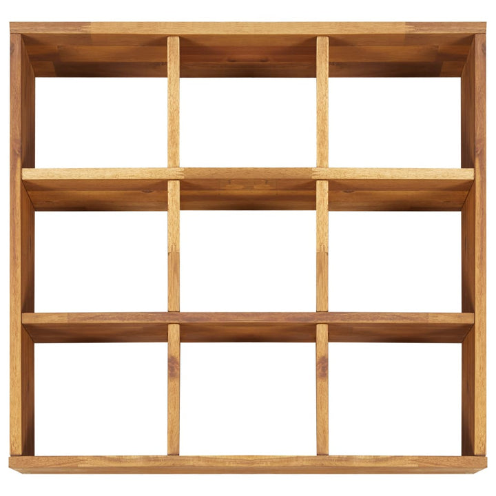 hævet plantekasse til urter 60x60x15 cm massivt akacietræ