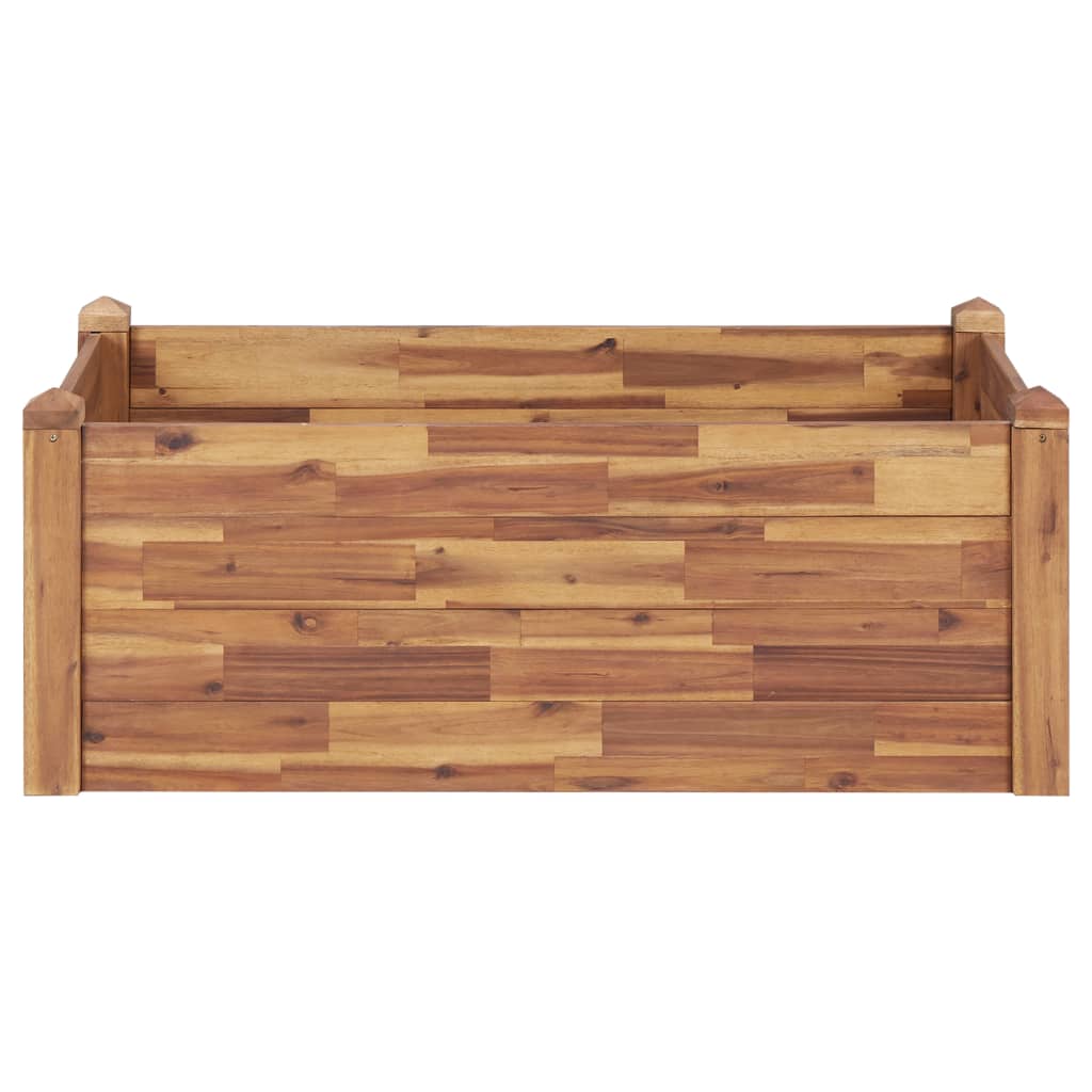 hævet plantekasse 110x60x44 cm massivt akacietræ