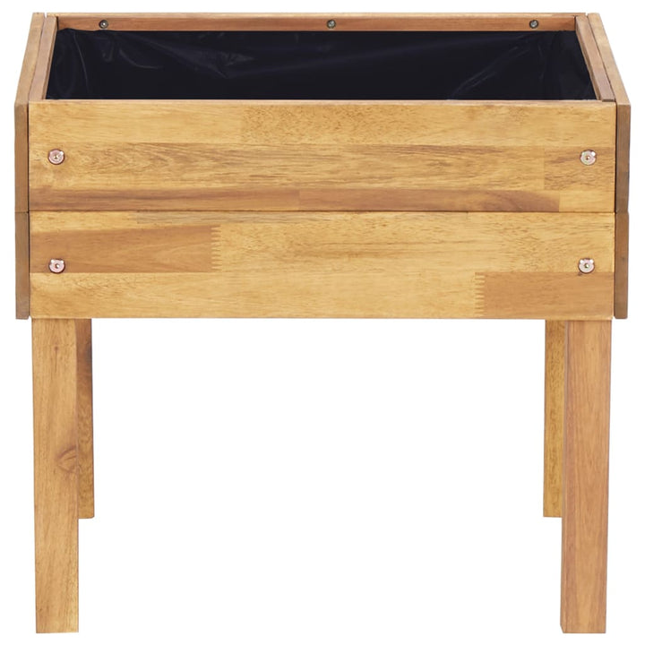 forhøjet plantekasse 50 x 40 x 45 cm massivt akacietræ