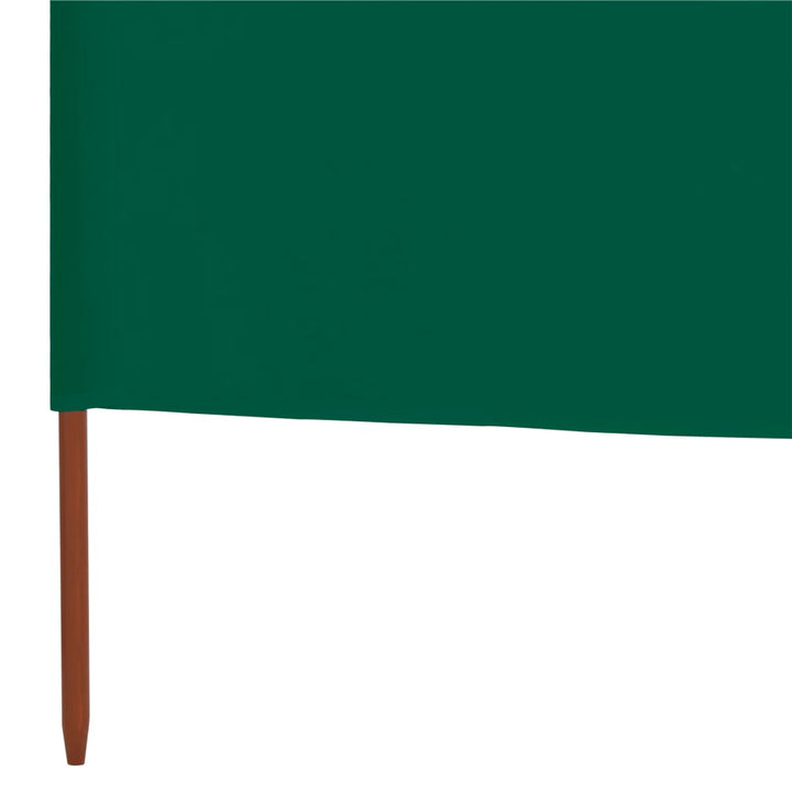 5-panels læsejl 600x160 cm stof grøn