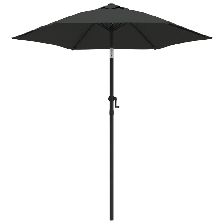 parasol 200x224 cm aluminium antrcitgrå