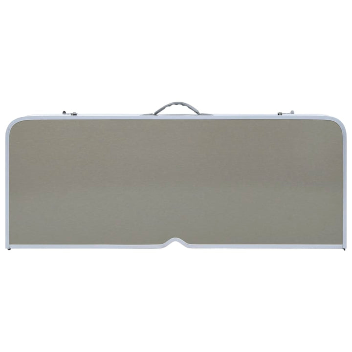 foldbart campingbord med 4 siddepladser stål aluminium