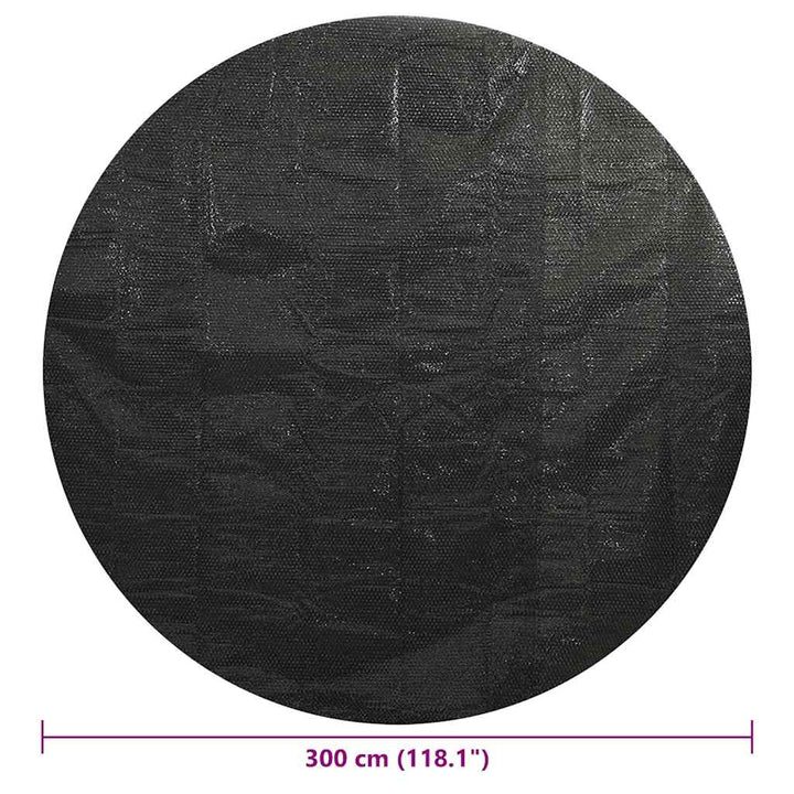 poolovertræk 300 cm PE sort