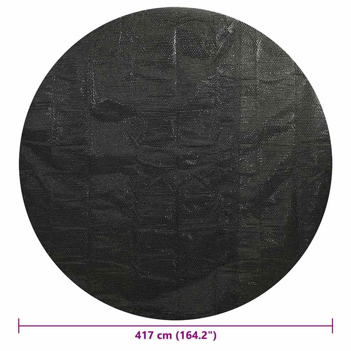 poolovertræk 417 cm PE sort