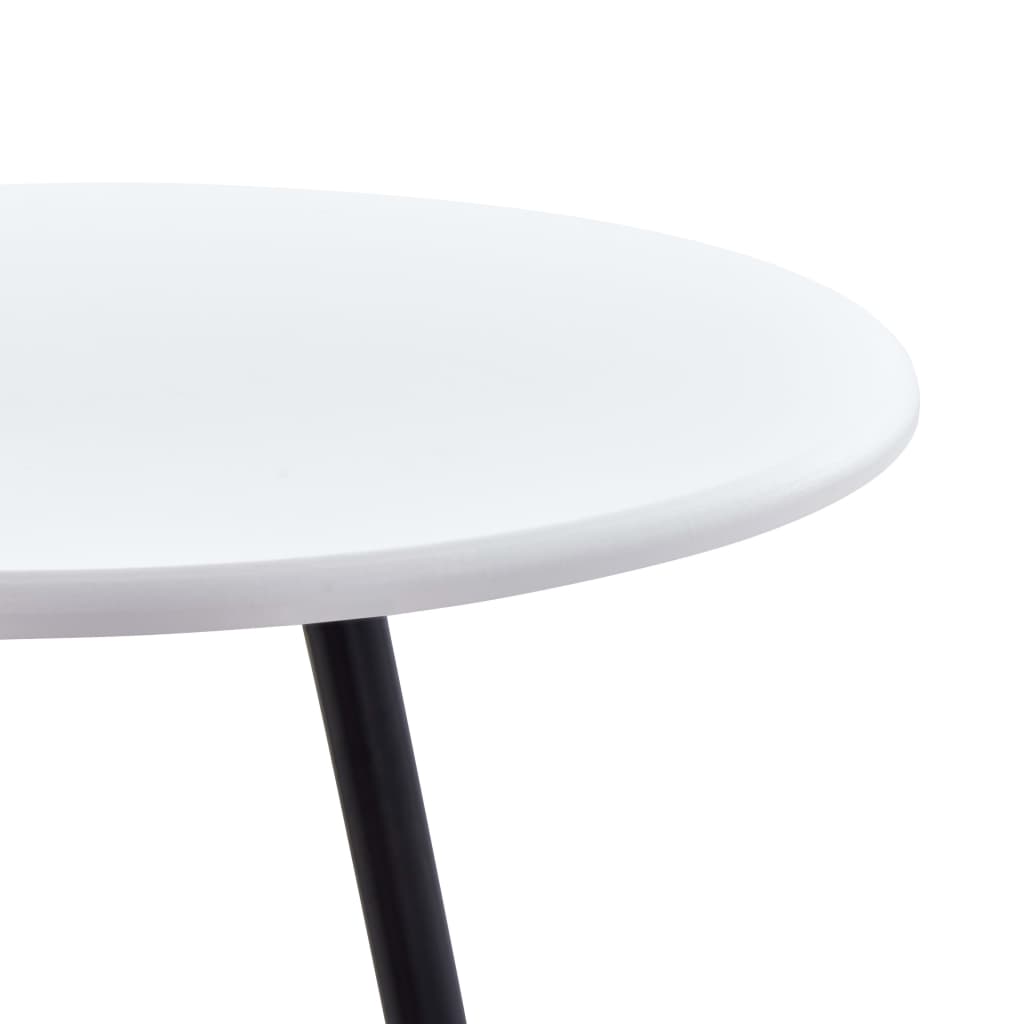 barbord 60 x 107,5 cm MDF hvid