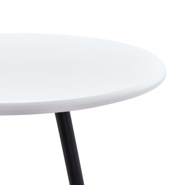 barbord 60 x 107,5 cm MDF hvid