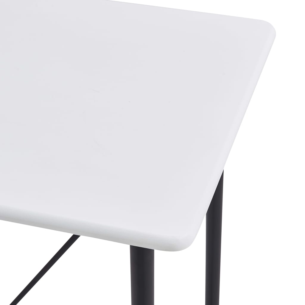 barbord 120 x 60 x 110 cm MDF hvid