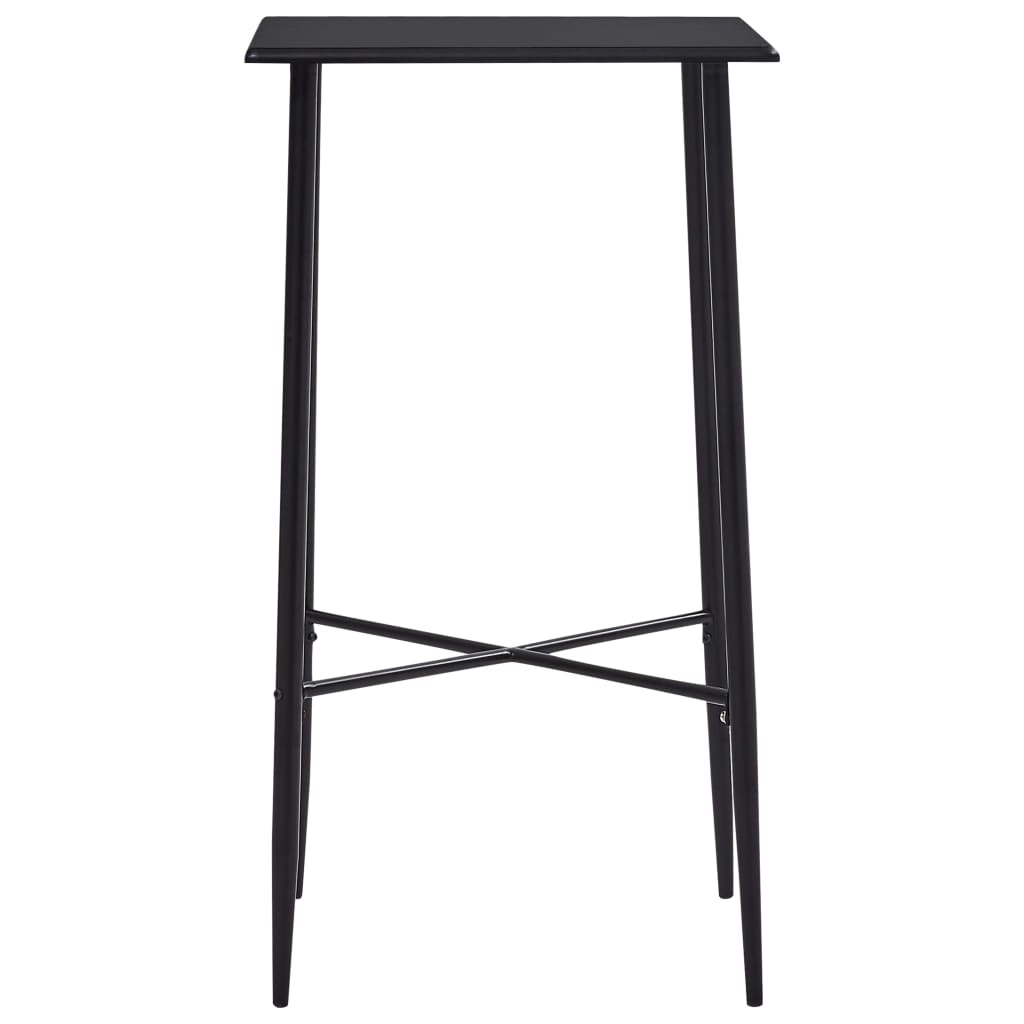barbord 60 x 60 x 111 cm MDF sort