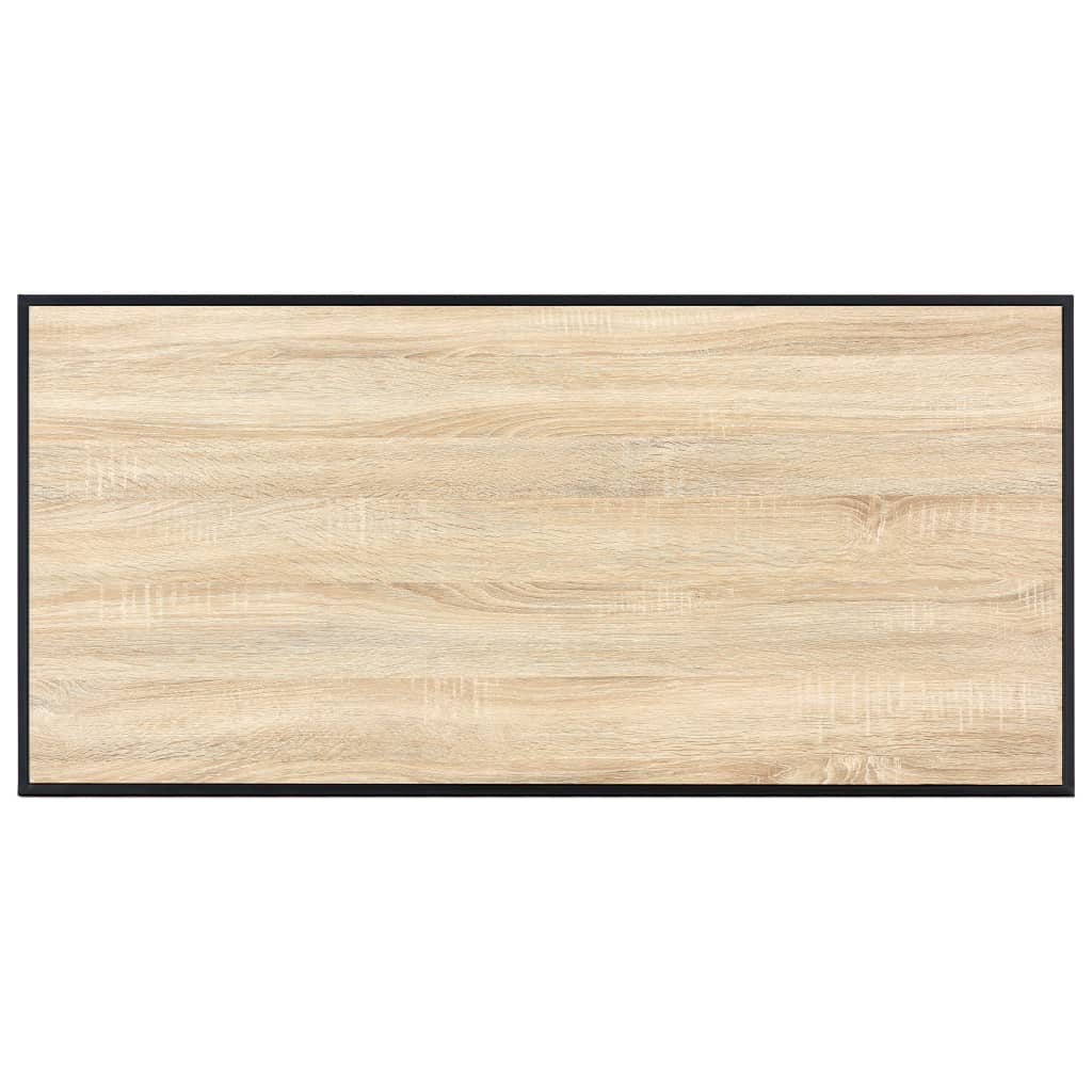 spisebord 120 x 60 x 75 cm MDF egetræsfarve
