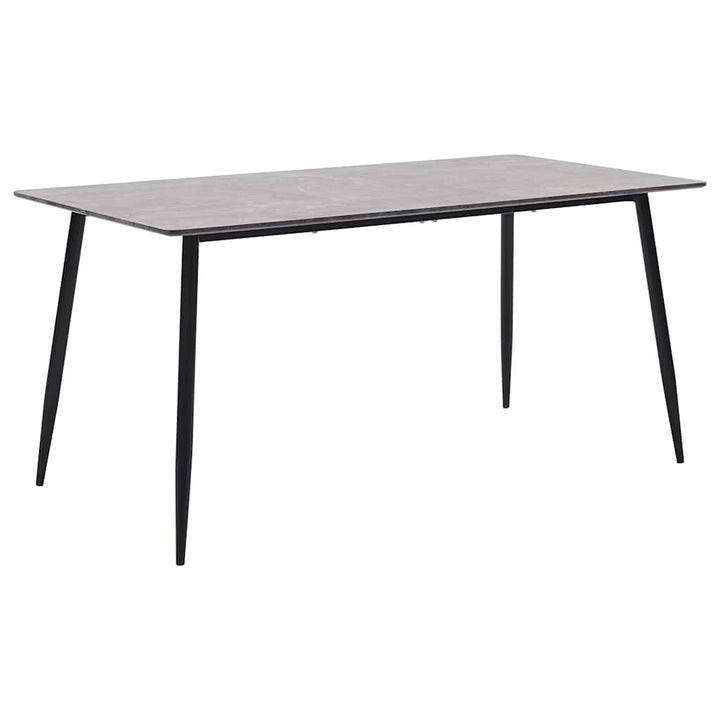 spisebord 160 x 80 x 75 cm MDF grå