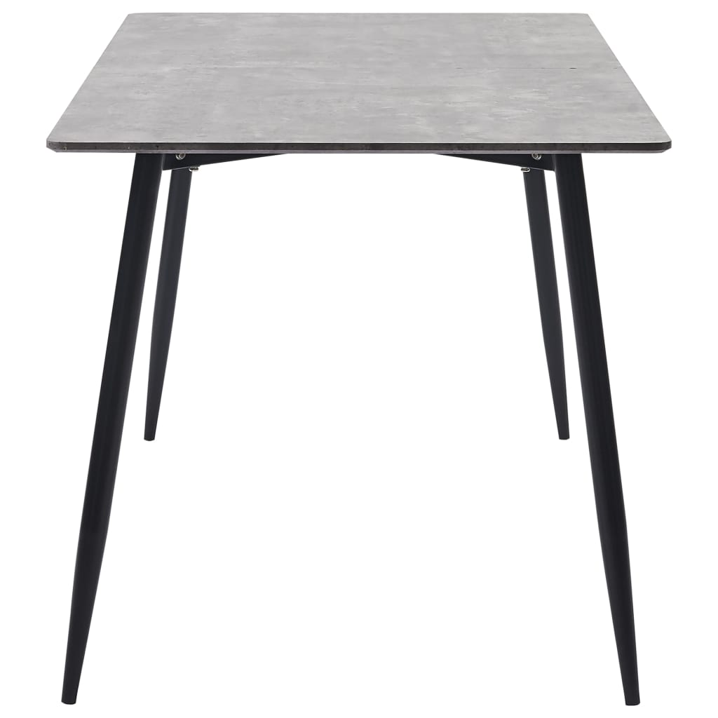 spisebord 160 x 80 x 75 cm MDF grå