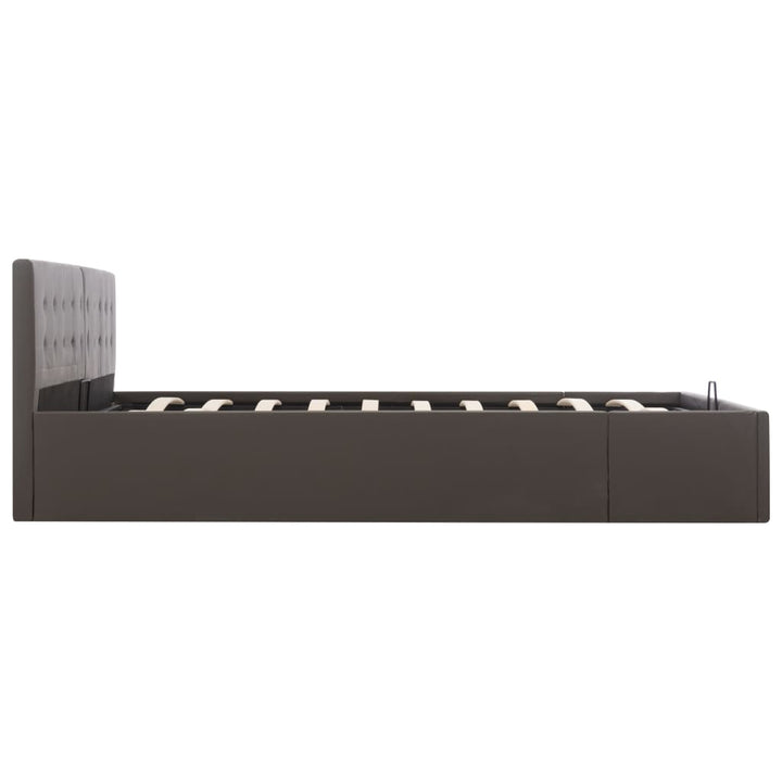 sengeramme uden madras med hydraulisk opbevaring 180x200cm grå