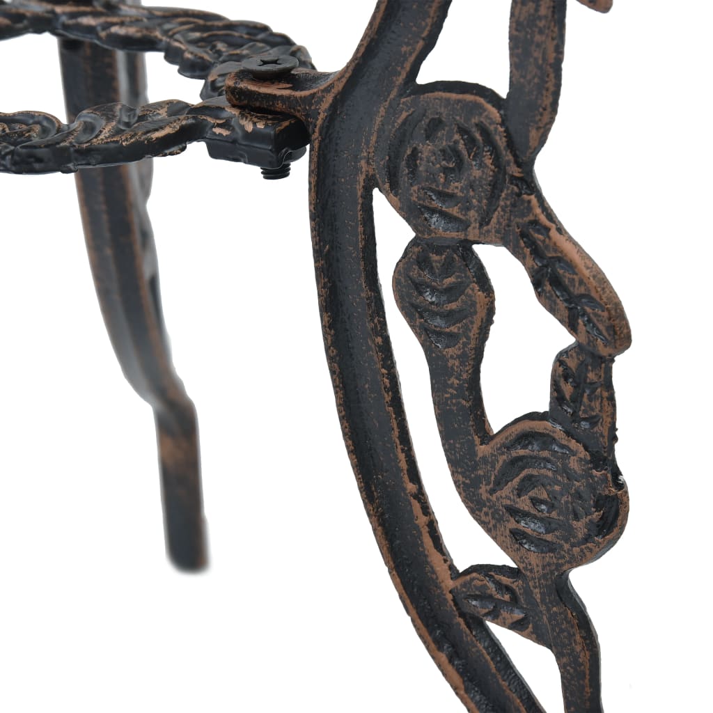 bistrosæt 3 dele støbt aluminium