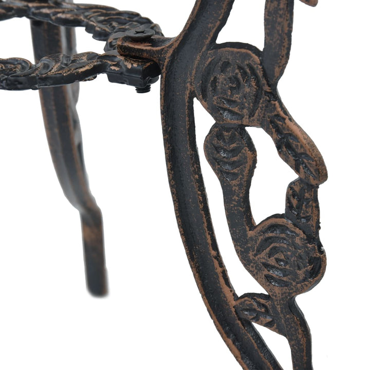 bistrosæt 3 dele støbt aluminium