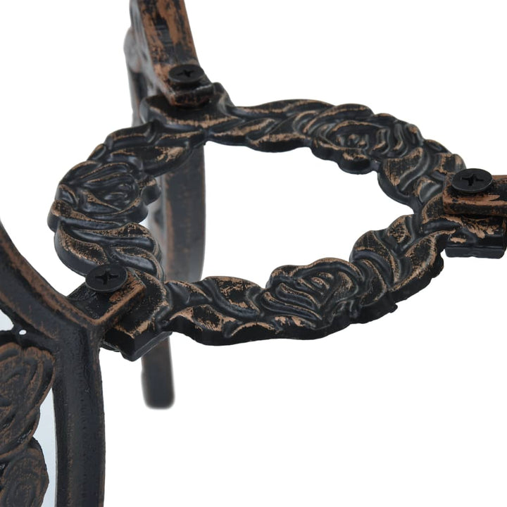 bistrosæt 3 dele støbt aluminium