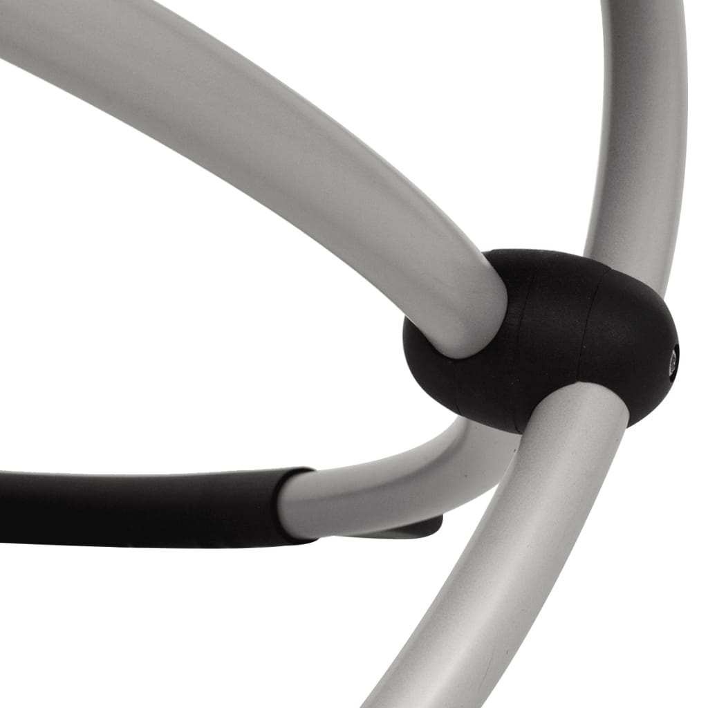 udendørs liggestol geometrisk stål grøn