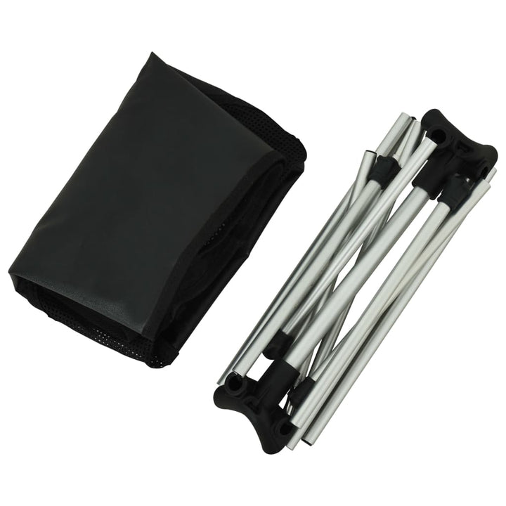 foldbare campingstole 2 stk. m. bæretaske 54x50x65 cm aluminium