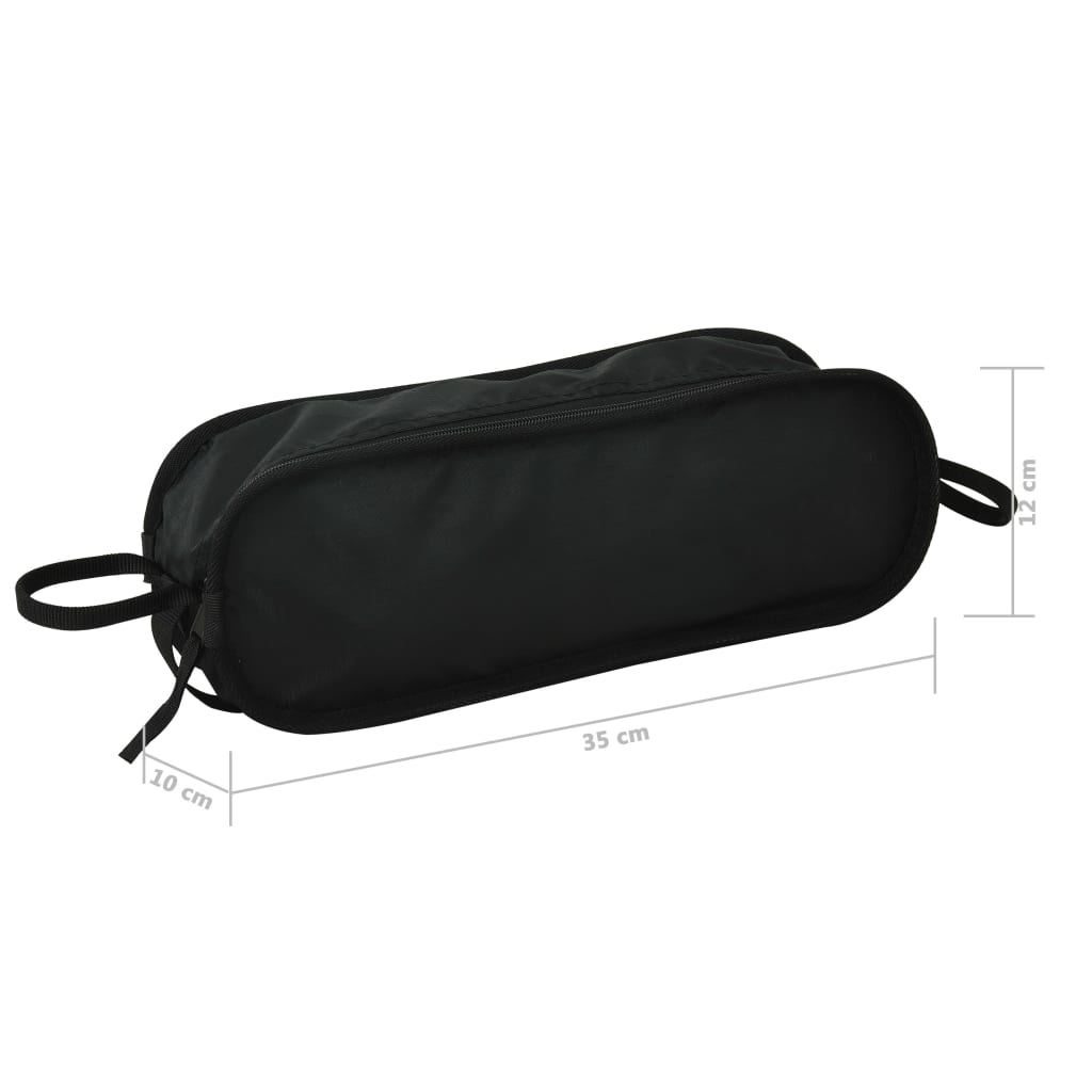 foldbare campingstole 2 stk. m. bæretaske 54x50x65 cm aluminium