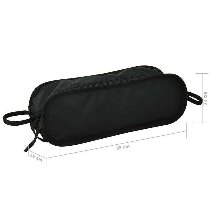 foldbare campingstole 2 stk. m. bæretaske 54x50x65 cm aluminium