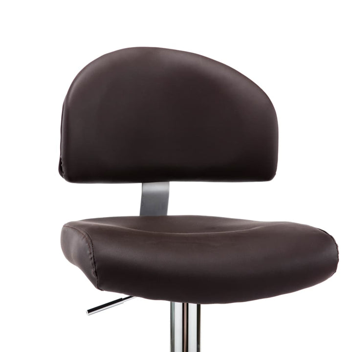 barstol kunstlæder brun