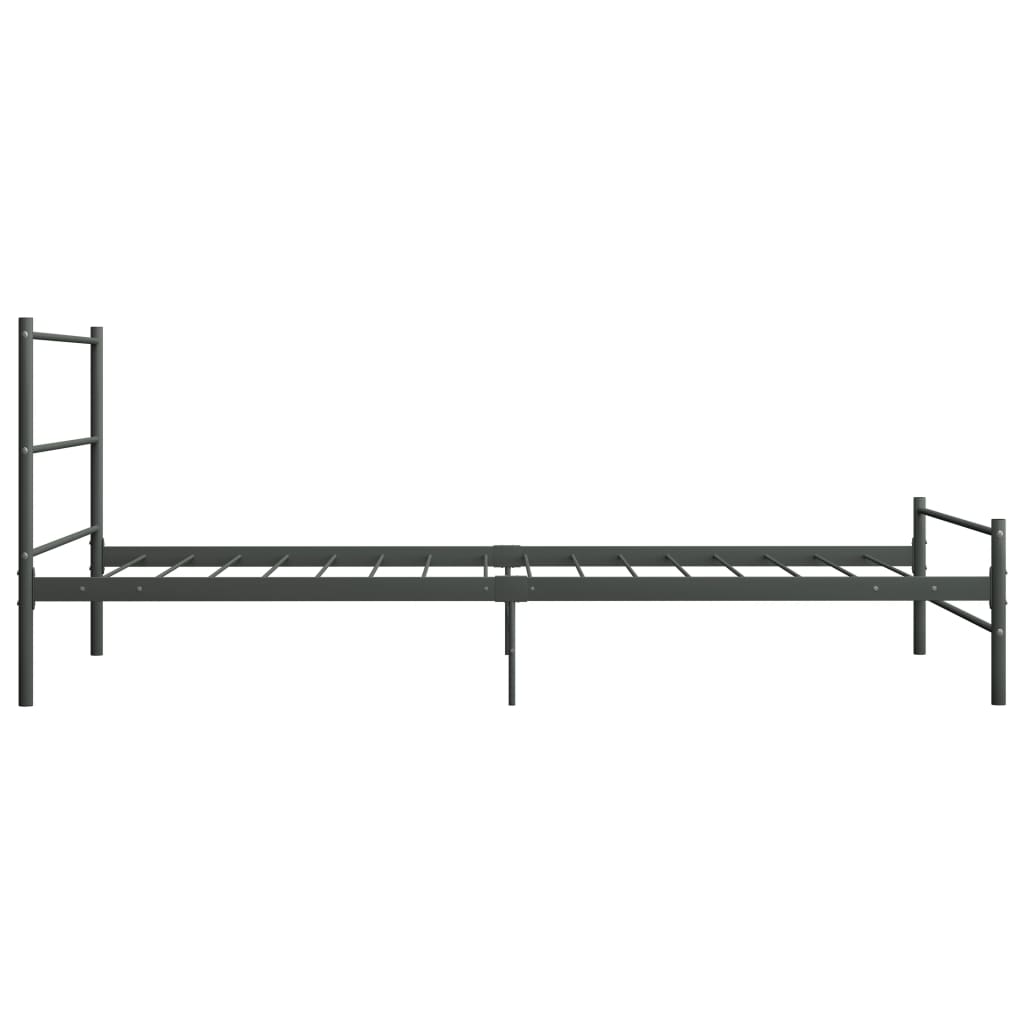 sengestel 100 x 200 cm metal grå