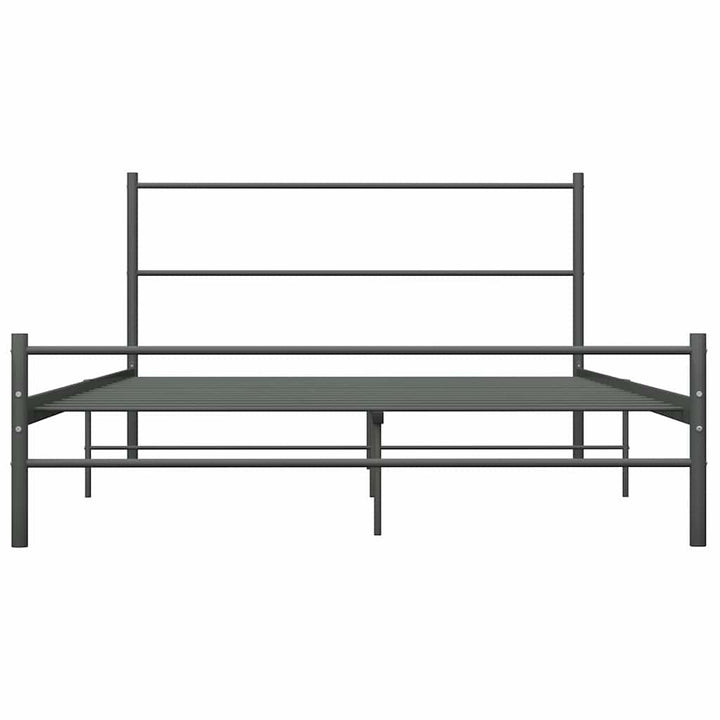 sengestel 120 x 200 cm metal grå