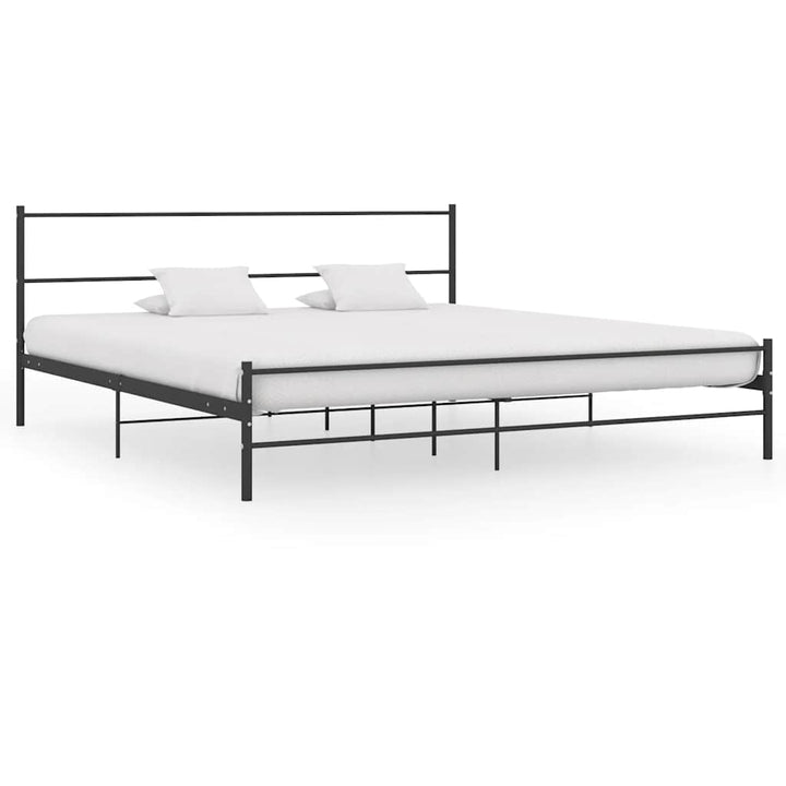 sengestel 180 x 200 cm metal sort