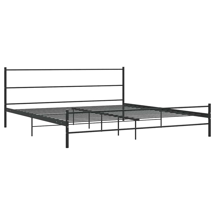 sengestel 180 x 200 cm metal sort