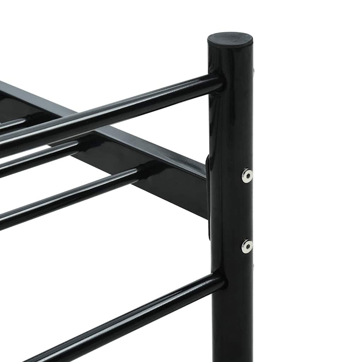 sengestel 120 x 200 cm metal sort