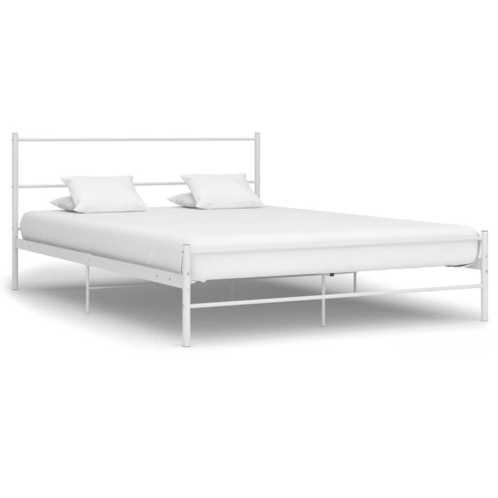 sengestel 120 x 200 cm metal hvid