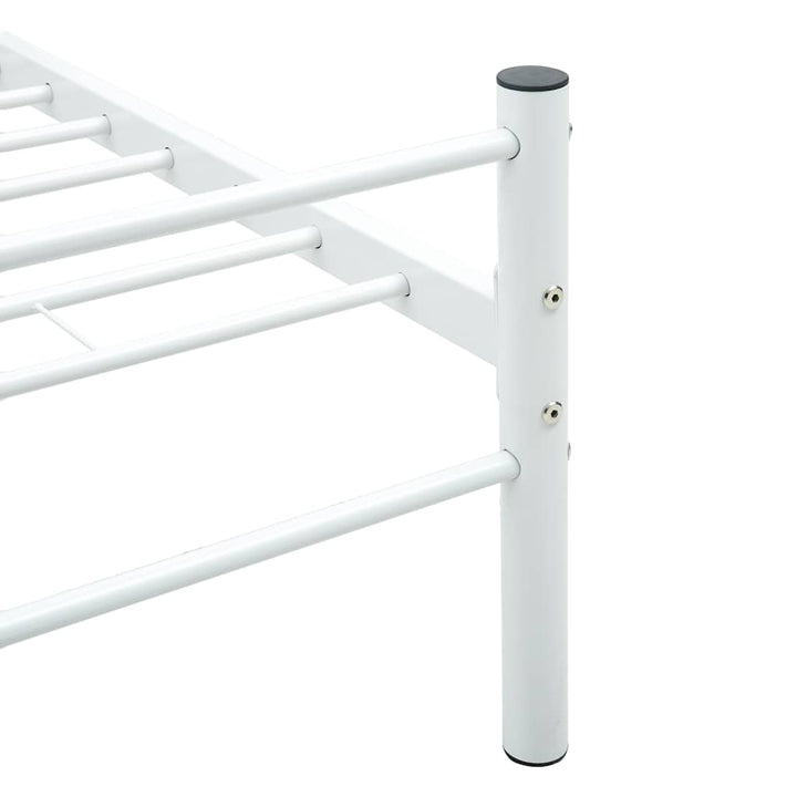 sengestel 120 x 200 cm metal hvid