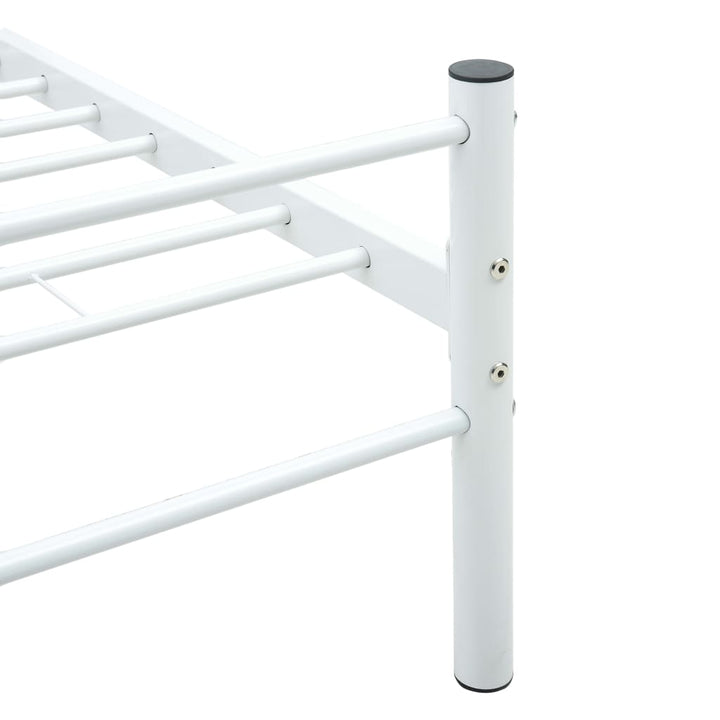 sengestel 180 x 200 cm metal hvid
