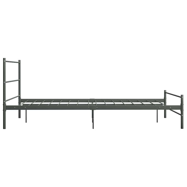sengestel 160 x 200 cm metal grå