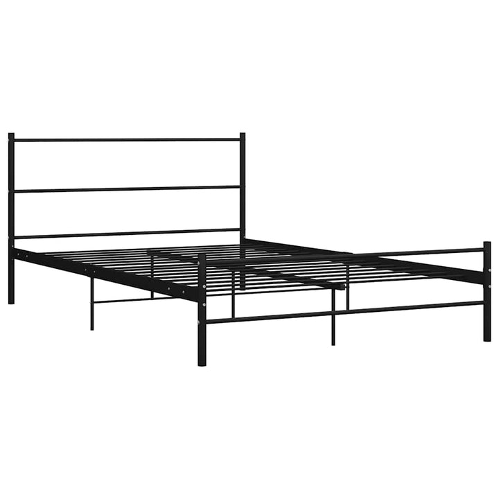 sengestel 160 x 200 cm metal sort
