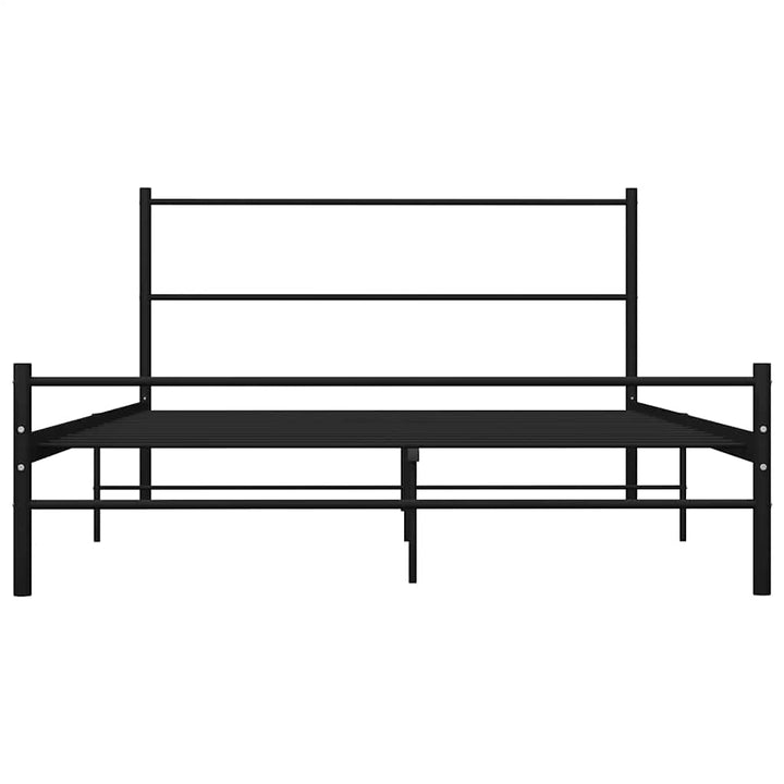 sengestel 160 x 200 cm metal sort