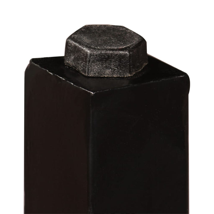 barsæt 7 dele massivt akacietræ og ægte læder