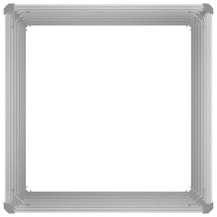 hævet havekasse 100 x 100 x 77 galvaniseret stål grøn